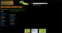 Desktop Screenshot of herper.com