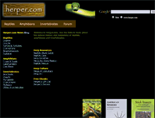 Tablet Screenshot of herper.com